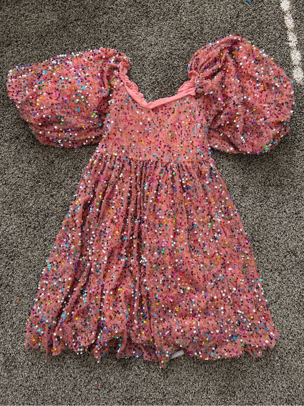 Lola + The Boys Pink Sequin Dress